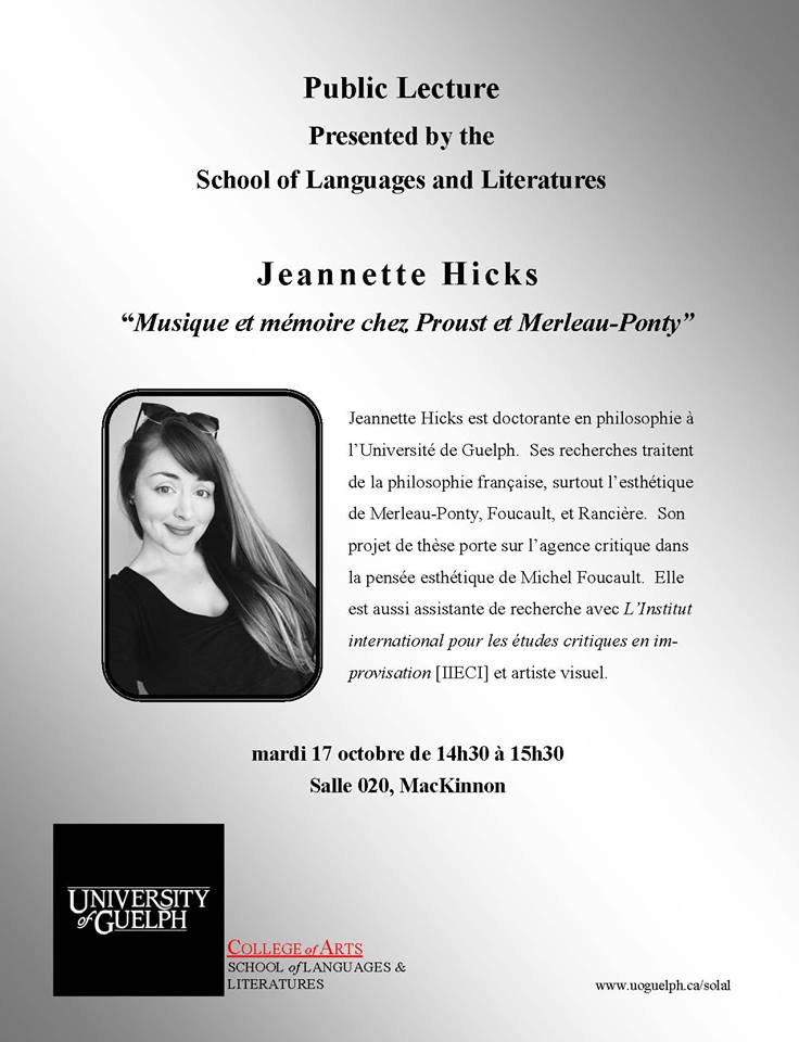 Jeannette Hicks lecture poster