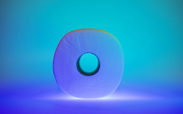 photo of toilet paper on a light table