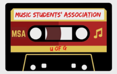 A cassette tape reads "Music Students' Association"