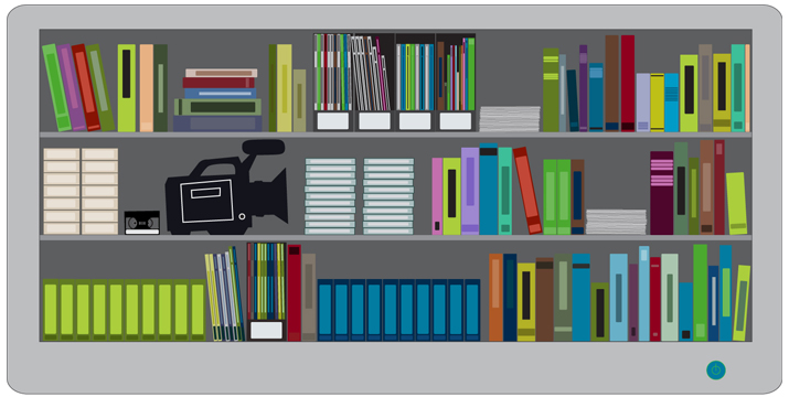 research library-graphic