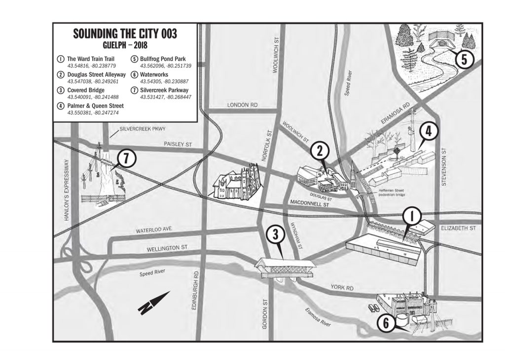 Sounding the City Installations map