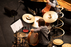 Marianne Trudel, Ben Finley and Philip Mayer performing at the 2020 ArtsEverywhere Festival.