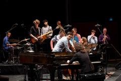 The Guelph Youth Jazz Ensemble with Brent Rowanperforming with Marianne Trudel at the 2020 ArtsEverywhere Festival
