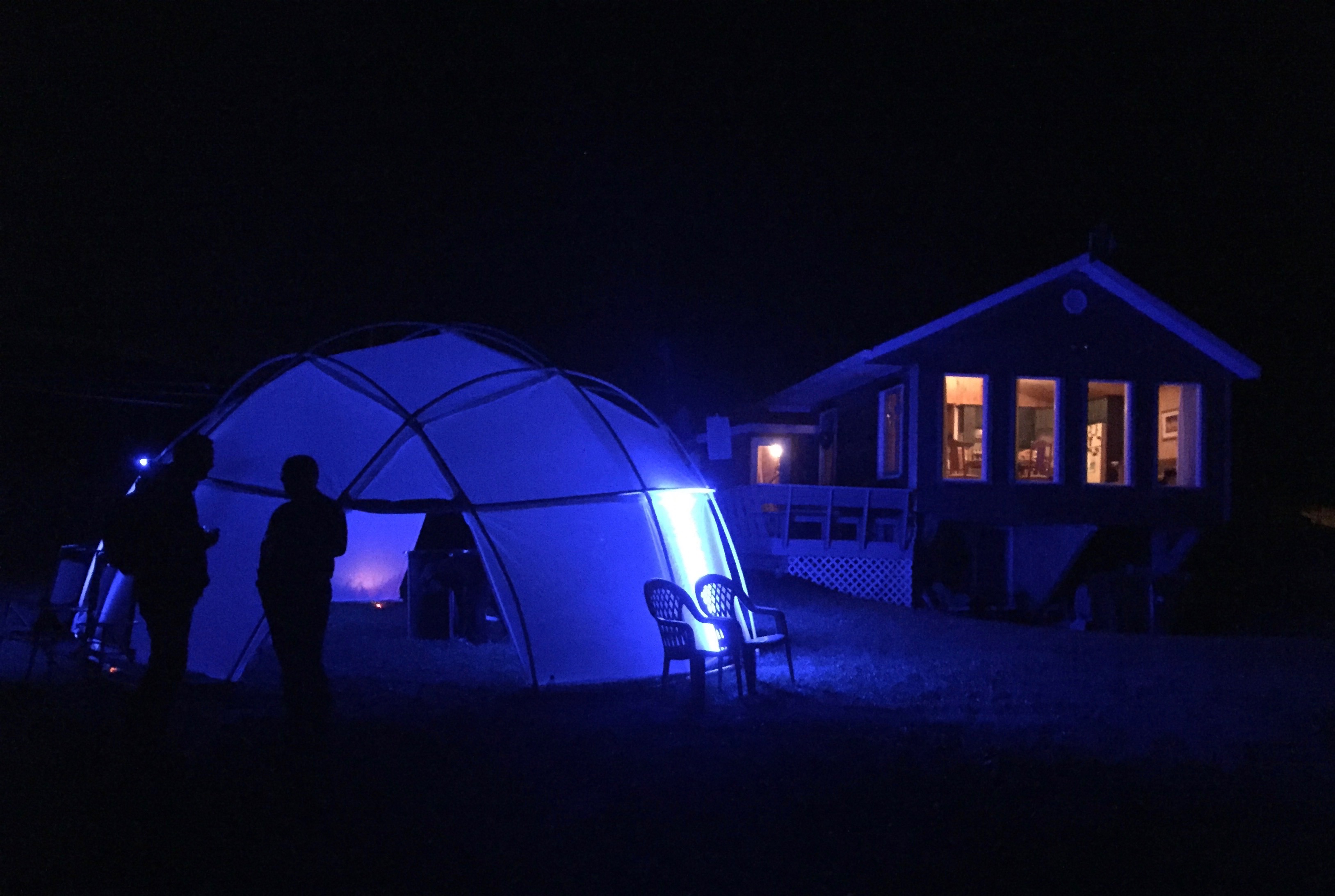 MILE Camp geodesic dome dome